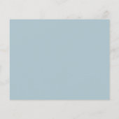 Budget minimalist Light Blue Photo Birthday Party (Achterkant)
