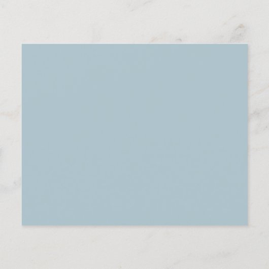 Budget minimalist Light Blue Photo Birthday Party (Achterkant)
