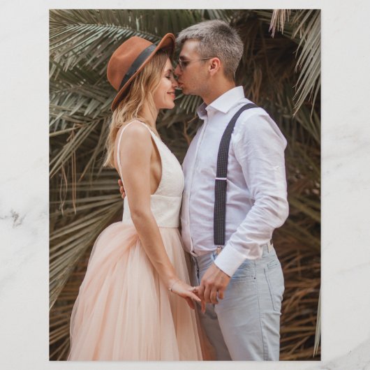 Budget Minimalist Mauve foto bruiloft uitnodiging (Achterkant)