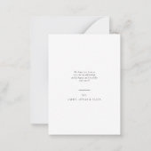 BUDGET Minimalist Merry Christmas Family Photo Notitiekaartje (Achterkant)