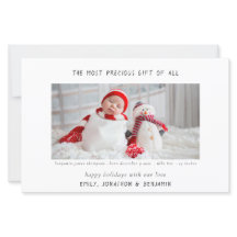 Budget minimalist Newborn Stats Foto Kerstmis