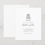 Budget Minimalist Oh eindelijk script bruiloft (Voorkant / Achterkant)