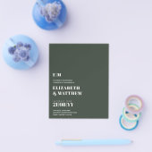 BUDGET Minimalist Plain Typografie INVITE - ELK Flyer (Enkel)