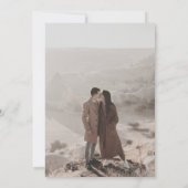 Budget, minimalist these kids are getting married save the date (Achterkant)