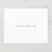 Budget minimalist twee foto's voor pretkerst (Achterkant)