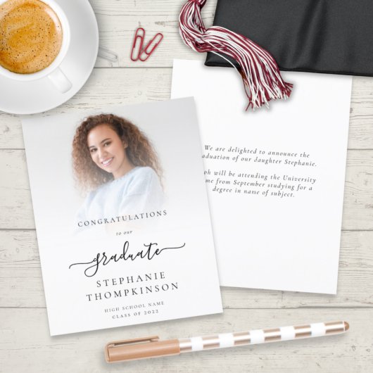 Budget minimalistisch 2024 Afstudeerder foto aanko