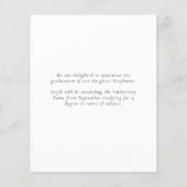 Budget minimalistisch 2024 Afstudeerder foto aanko (Achterkant)