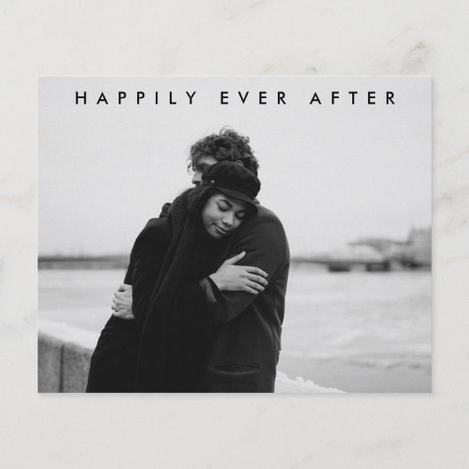 Budget minimalistisch aangepast fotohuwelijk Harte (Achterkant)