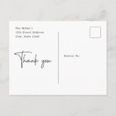 Budget minimalistisch aangepast fotohuwelijk Harte Briefkaart (Achterkant)