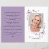 Budget minimalistisch begrafenisprogramma van 4 pa (Voorkant)