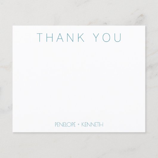 Budget minimalistisch Blauwgroen huwelijk Aangepas (Voorkant)