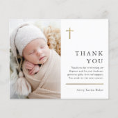 Budget minimalistisch foto-baptisme Hartelijk dank (Voorkant)
