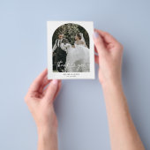 Budget minimalistische Arch Foto Hartelijk dank Flyer (Hand)