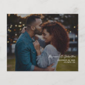 Budget Minimalistische Chic Foto H Save the Date 2 (Voorkant)