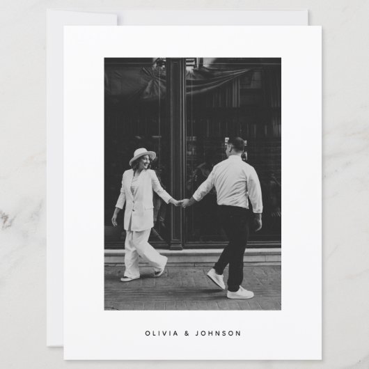 BUDGET minimalistische foto bruiloft (Achterkant)