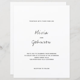 BUDGET minimalistische foto bruiloft