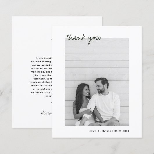 BUDGET Minimalistische Foto Hand getrokken boeket (Voorkant / Achterkant)