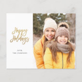 Budget minimalistische foto met Gold Prettige fees Flyer (Voorkant)