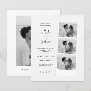 BUDGET Minimalistische foto strook script bruiloft