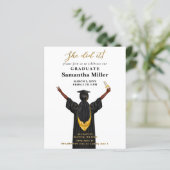 Budget minimalistische foto Ze deed het Afstuderen (Staand voorkant)