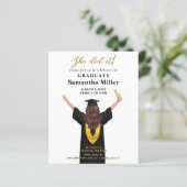 Budget minimalistische foto Ze deed het Afstuderen (Staand voorkant)