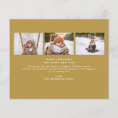 BUDGET Minimalistische gouden vierkante rand foto  (Achterkant)