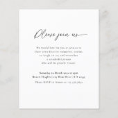 Budget minimalistische herdenking viering van het  flyer (Achterkant)