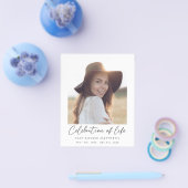 Budget minimalistische herdenking viering van het  flyer (Enkel)