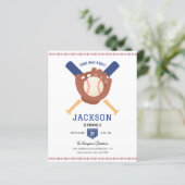 BUDGET Minimalistische honkbalbeslag op verjaardag (Staand voorkant)