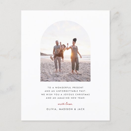 Budget Minimalistische Kalligrafie Arch Vrolijk Ke (Achterkant)