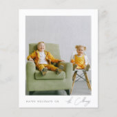 Budget minimalistische kerst | Eenvoudige scriptfo (Voorkant)