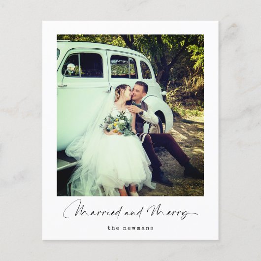 Budget minimalistische kerst | Getrouwd en vrolijk (Voorkant)