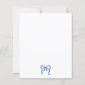 BUDGET Minimalistische Martini Blau Verjaardag  (Achterkant)
