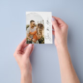 BUDGET Minimalistische moderne boog foto Bewaar de Flyer (Hand)