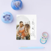 BUDGET Minimalistische moderne boog foto Bewaar de Flyer (Enkel)