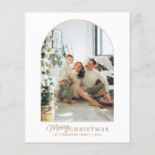 BUDGET Minimalistische rustieke boog foto Kerstmis (Voorkant)