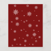 Budget Minimalistische Santa Baby-uitnodiging (Achterkant)