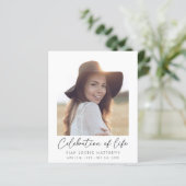 Budget Minimalistische Viering van het Leven Memor (Staand voorkant)