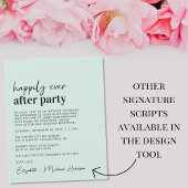 Budget Mint Wedding Reception