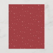 Budget Mistletoe minimalistische boog foto Kerstmi (Achterkant)