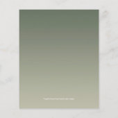 Budget Misty Forest Retirement Invitations (Achterkant)