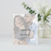 Budget Misty White Shades Photo Wedding (Staand voorkant)