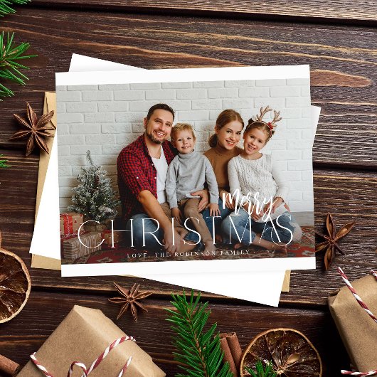 Budget MOD Ele minimalist kerstfoto