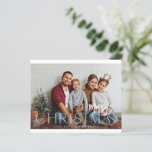 Budget MOD Ele minimalist kerstfoto (Staand voorkant)