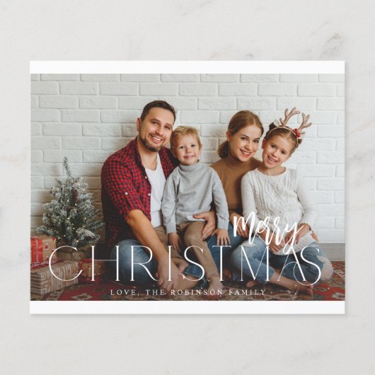 Budget MOD Ele minimalist kerstfoto (Voorkant)