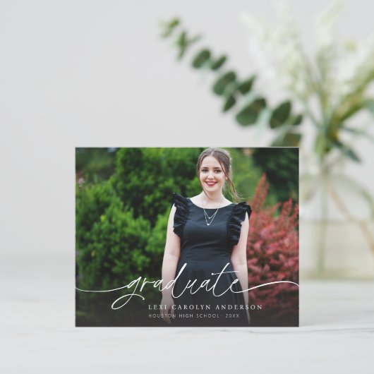 Budget MOD Foto & Calli 4 Afstuderen Aankondiging (Staand voorkant)