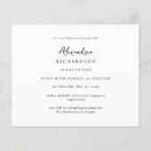 Budget MOD Foto & Calli 4 Afstuderen Aankondiging (Achterkant)