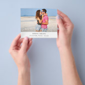 Budget MOD Foto & Calligrafie 4 W Save the Date Flyer (Hand)