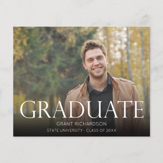 Budget Mod Foto Graduation Party Flyer (Voorkant)