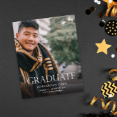 Budget Mod Foto GraduPartij Verticaal donker Flyer